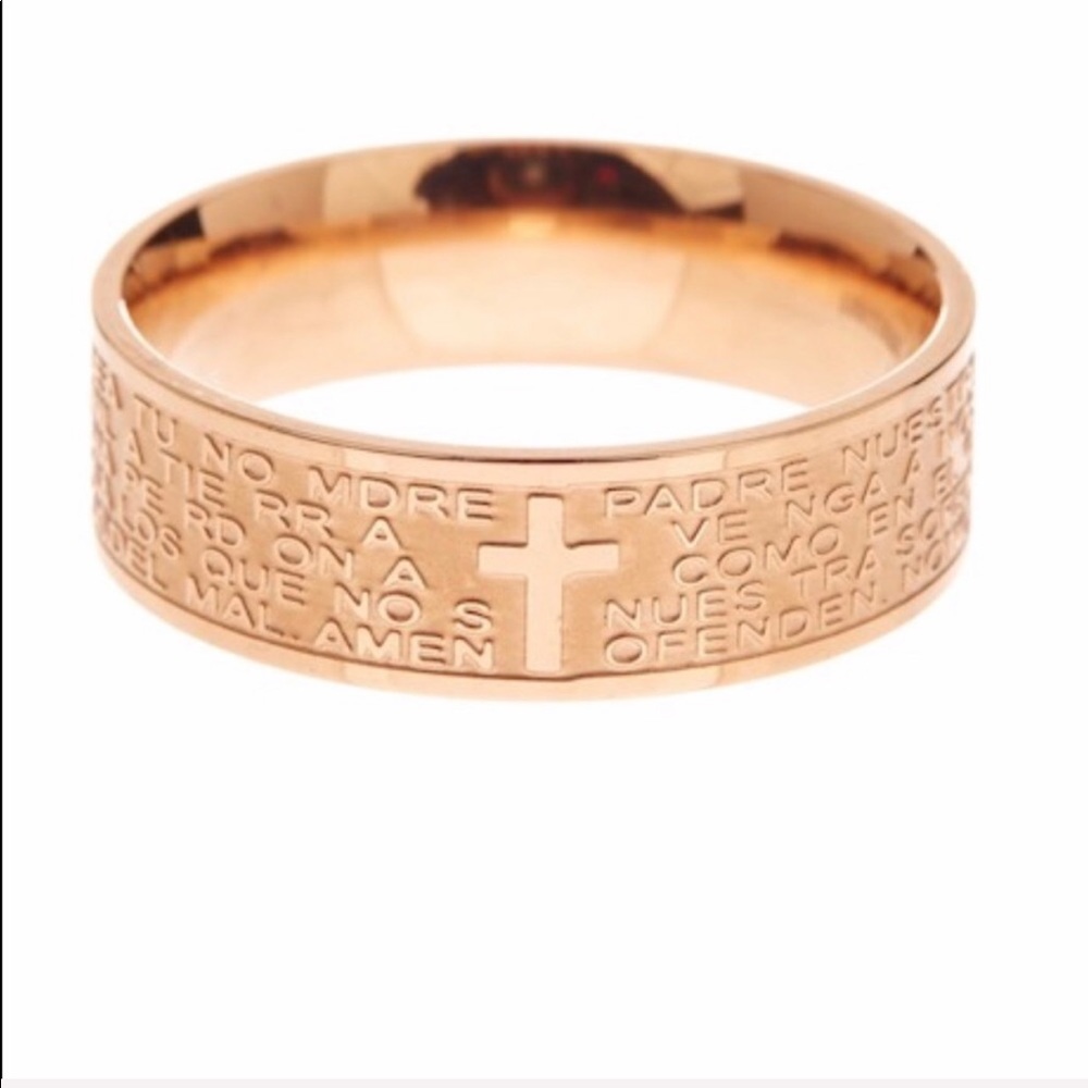 100% Authentic Savvy Cie Unisex Cross Ring